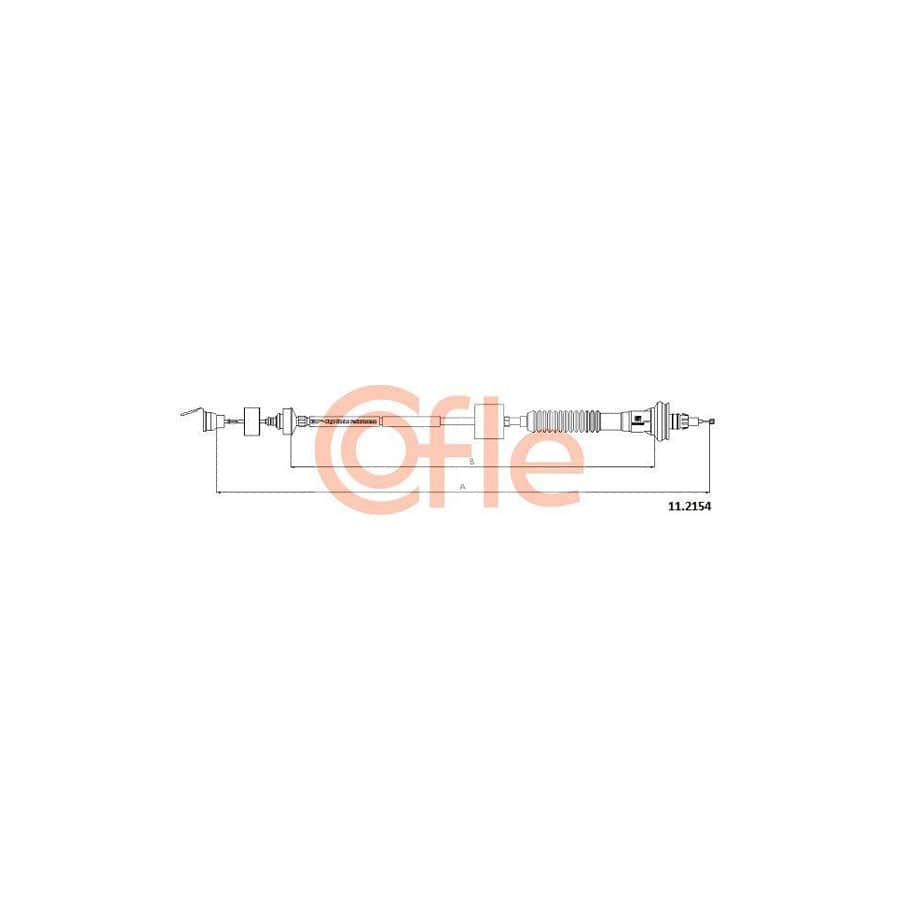Cofle 92.11.2154 Clutch Cable For Citroën Xsara Picasso (N68)