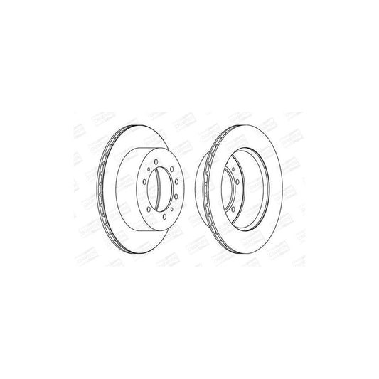 Champion 562223Ch-1 Brake Disc For Nissan Patrol