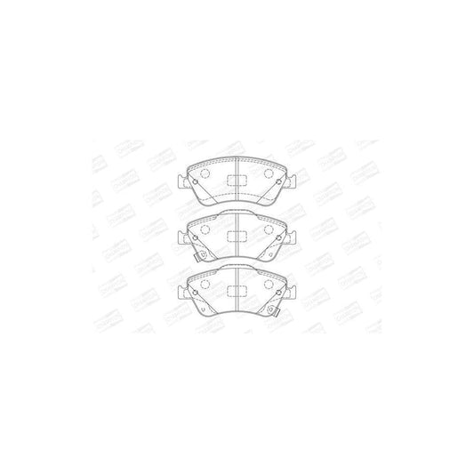 Champion 572524CH Brake Pad Set For Toyota Auris Hatchback (E15)