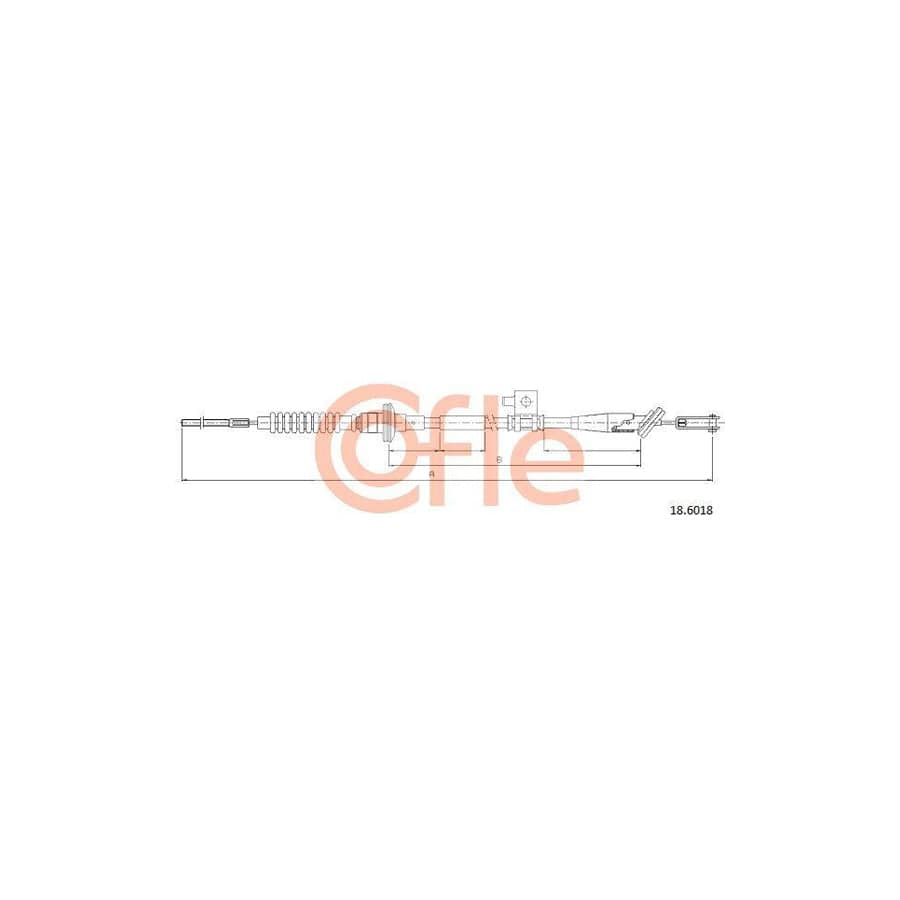 Cofle 18.6018 Clutch Cable For Suzuki Wagon R+ I Hatchback (Em)