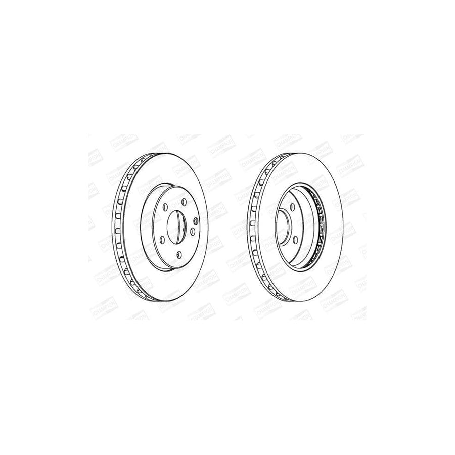 Champion 562212CH Brake Disc Suitable For Mercedes-Benz E-Class