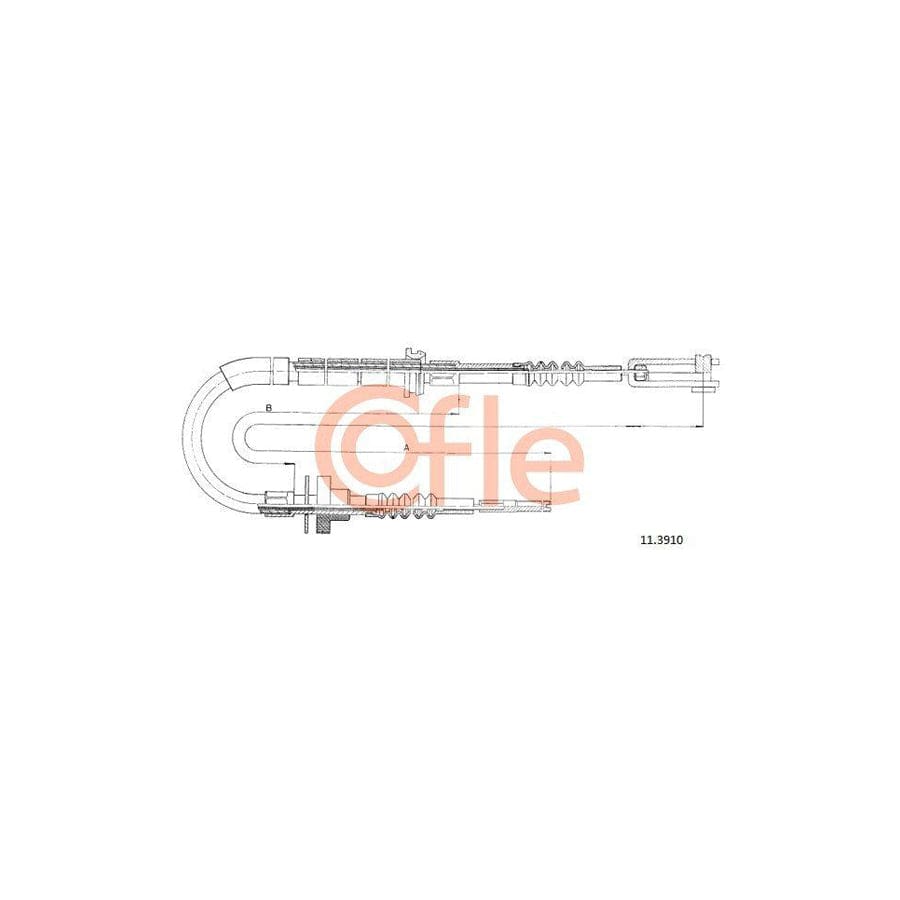 Cofle 92.11.3910 Clutch Cable