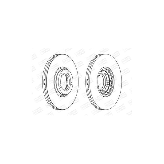 Champion 561625CH Brake Disc For Ford Transit