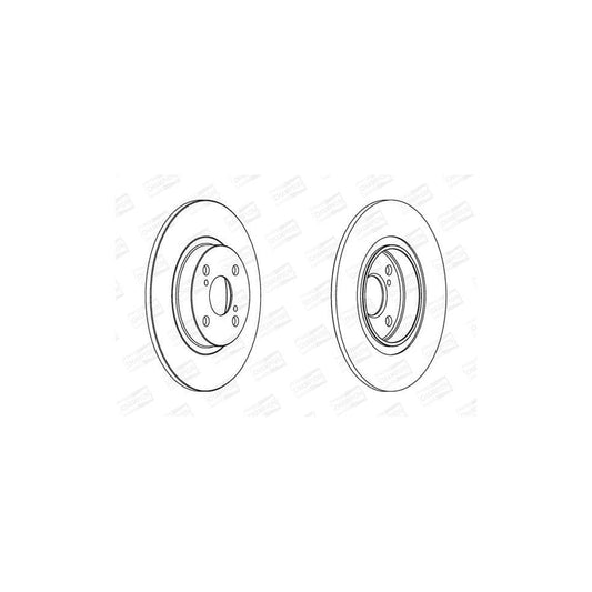 Champion 562412CH Brake Disc For Toyota Corolla