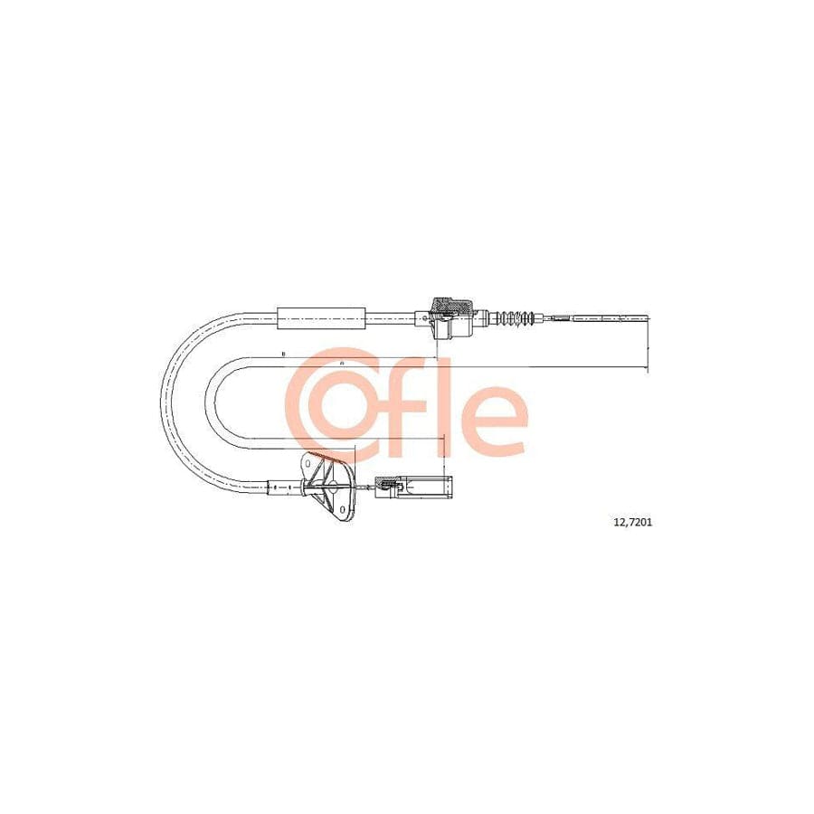 Cofle 92.12.7201 Clutch Cable