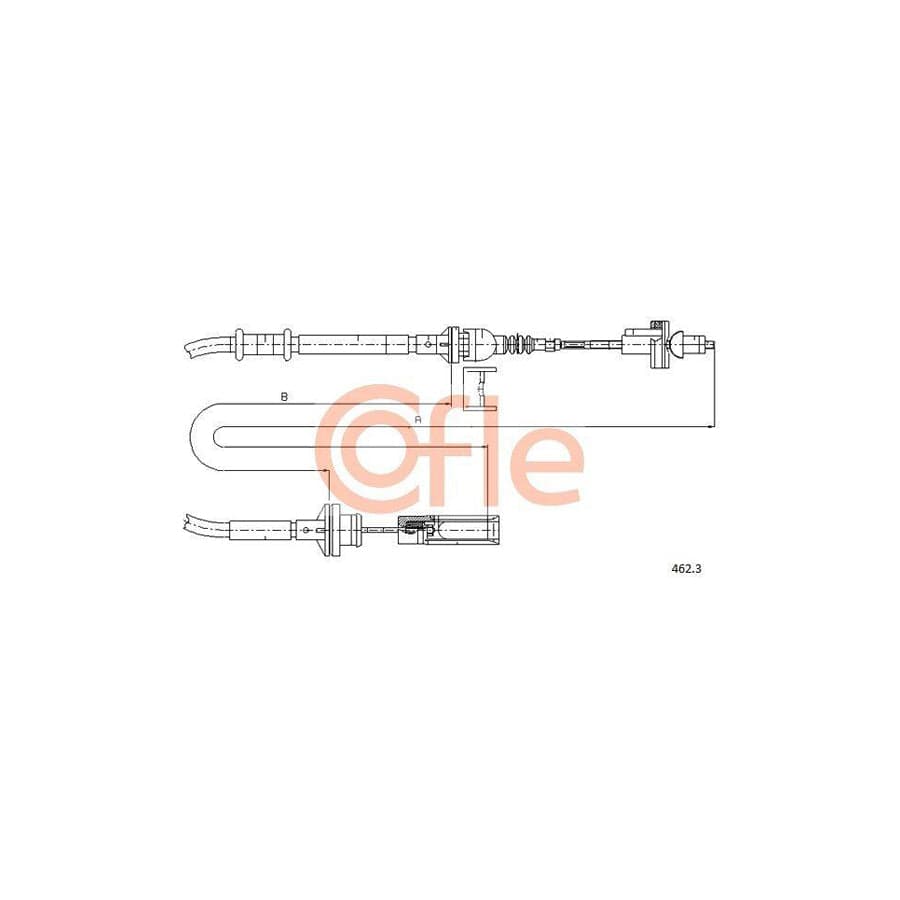 Cofle 462.3 Clutch Cable