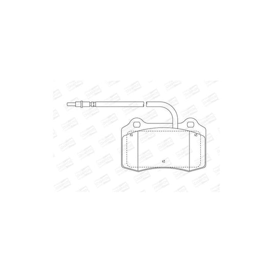 Champion 571999CH Brake Pad Set For Peugeot 406 Coupe