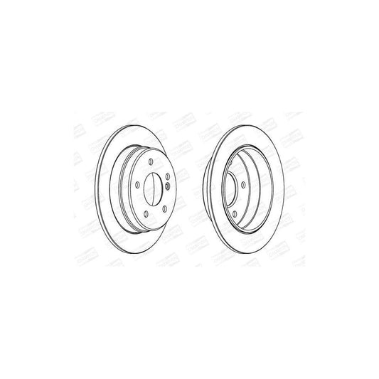 Champion 561698CH Brake Disc Suitable For Mercedes-Benz C-Class Saloon (W202)