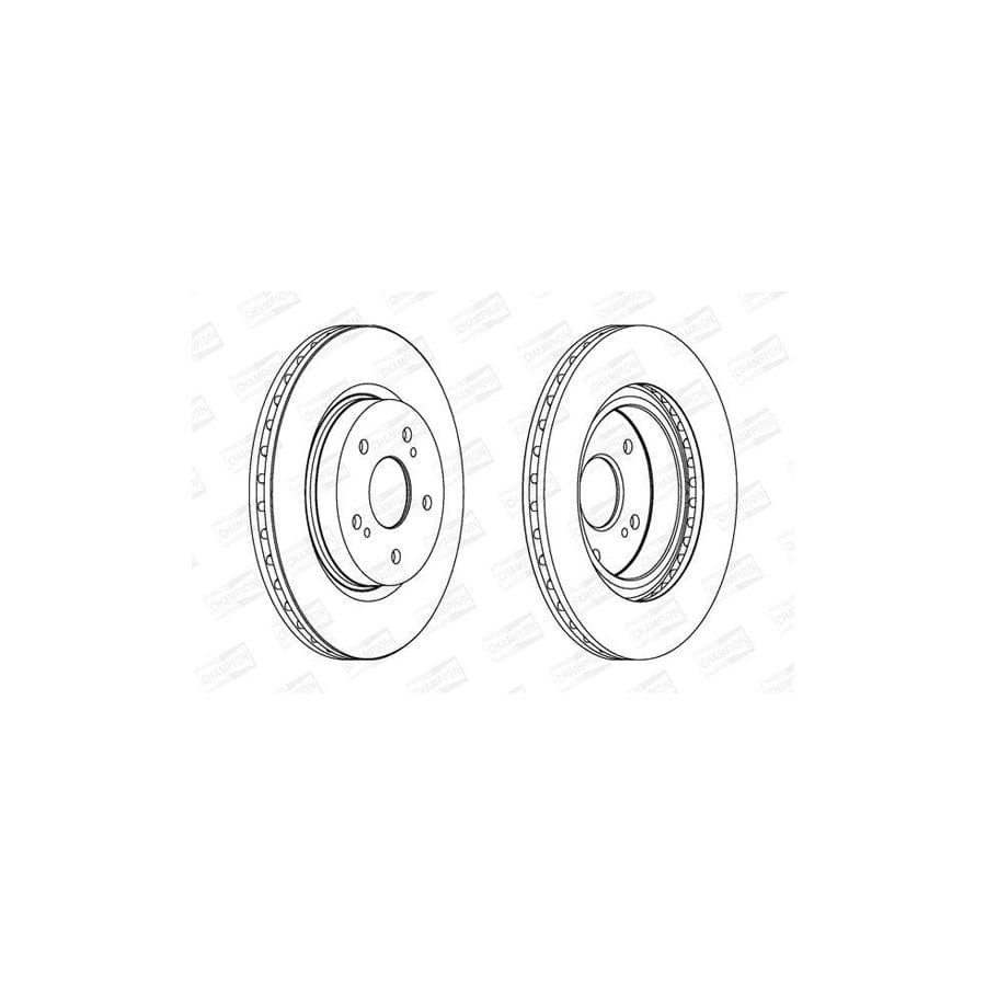 Champion 562632CH Brake Disc For Suzuki Grand Vitara Ii Off-Road (Jt, Te, Td)