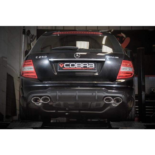 Cobra Exhaust Mercedes W204 C200/C220/C250 (Diesel) AMG Quad Performance Exhaust