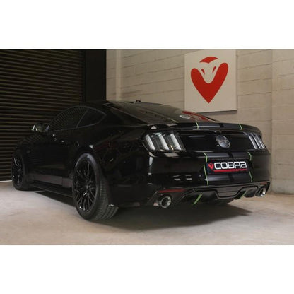 Cobra Exhaust Ford Mustang 2.3 EcoBoost Convertible (2015-18) 2.5" Venom Box Delete Axle Back Performance Exhaust