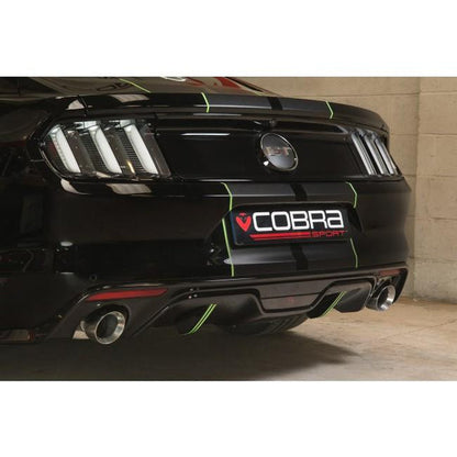 Cobra Exhaust Ford Mustang 2.3 EcoBoost Convertible (2015-18) 2.5" Venom Box Delete Axle Back Performance Exhaust