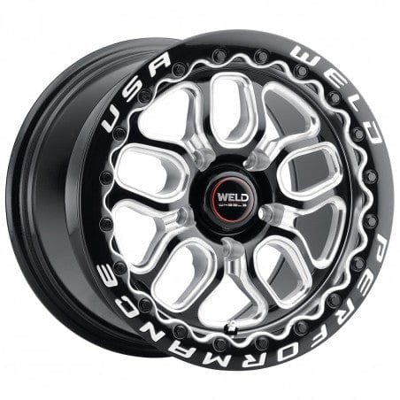 Weld S907B0067P51 Laguna Beadlock S907 Wheel 15x10 5x114.3 ET50 BS7.5 Gloss Black MIL - DIA