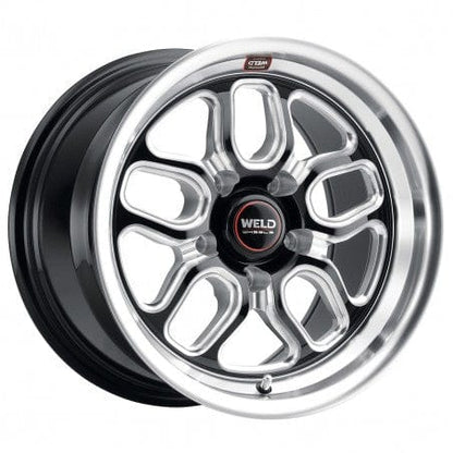 Weld S107B8067450 Laguna S107 Wheel 15x8 5x114.3 ET0 BS4.5 Gloss Black MIL - DIA