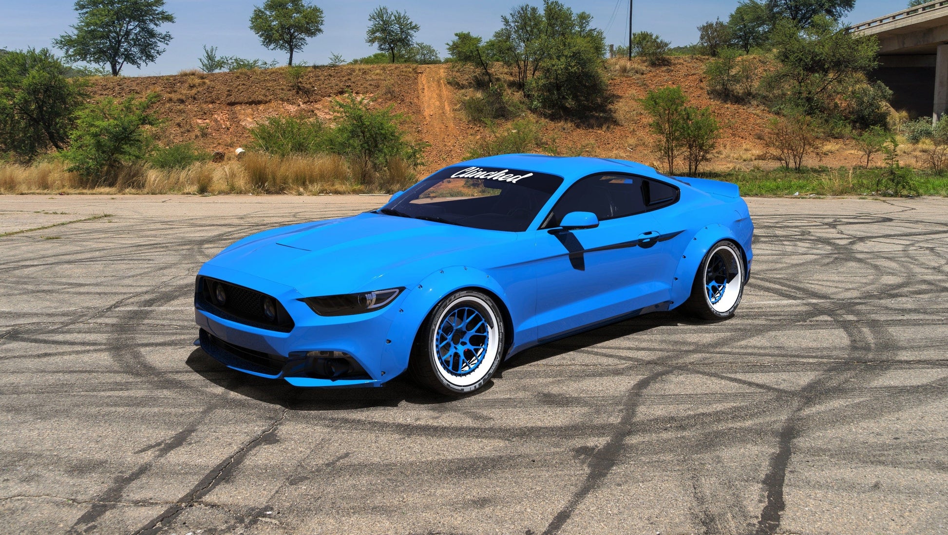 Clinched “New School XL” 10cm/3.9” Fender Flares