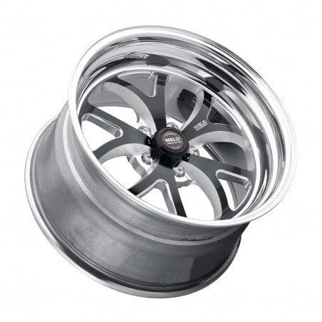 Weld 76MB-510A75A S76 Wheel 15x10 5x4.5 ET51 BS7.5 Black Center - Polished Shell