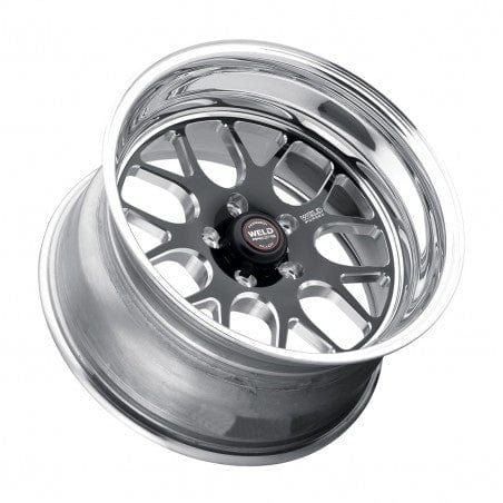 Weld 77LB-508B45A S77 Wheel 15x8 5x4.75 ET0 BS4.5 Black Center - Polished Shell
