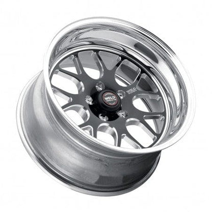 Weld 77LB-508B45A S77 Wheel 15x8 5x4.75 ET0 BS4.5 Black Center - Polished Shell