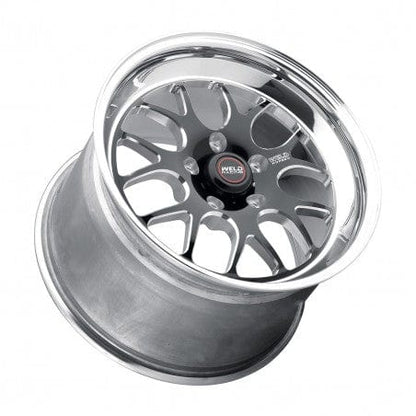 Weld 77MB-509A65A S77 Wheel 15x9 5x4.5 ET38 BS6.5 Black Center - Polished Shell