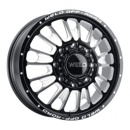 Weld W12108293890 Scorch Dually Front W121 Wheel 20x8.25 8x210 ET108 BS8.9 Gloss Black MIL