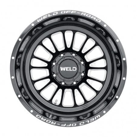 Weld W12108293N39 Scorch Dually Rear W121 Wheel 20x8.25 8x210 ET-221 BS-3.92 Gloss Black MIL