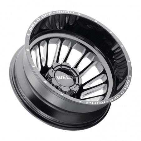 Weld W12108293N39 Scorch Dually Rear W121 Wheel 20x8.25 8x210 ET-221 BS-3.92 Gloss Black MIL