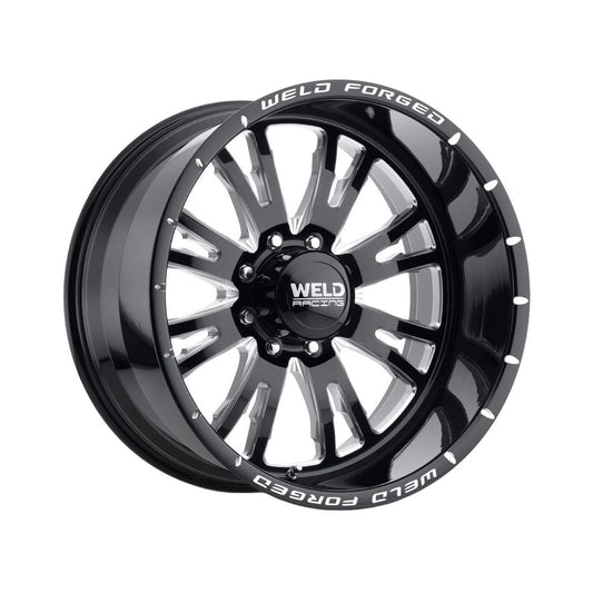 Weld W70802017BBA Slingblade Xt Wheel 20x12 8x170 ET-51 BS4.5 Gloss Black &amp; Contrast Cut