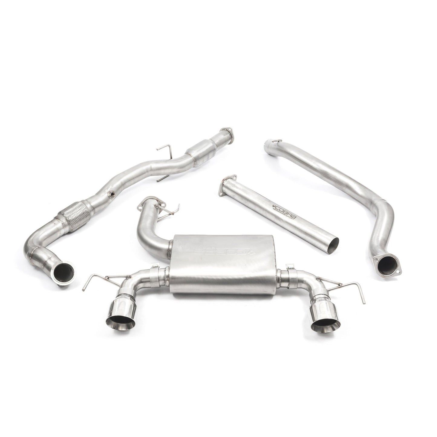 Cobra Exhaust Vauxhall Corsa D VXR Nurburgring (10-14) Turbo Back Performance Exhaust
