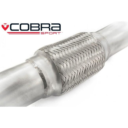 Cobra Exhaust Vauxhall Corsa D VXR (07-09) Secondary Sports Cat / De-Cat Front Pipe Performance Exhaust