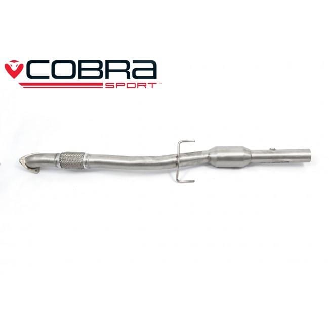 Cobra Exhaust Vauxhall Corsa D 1.6 SRI (07-09) Secondary Sports Cat / De-Cat Front Pipe Performance Exhaust