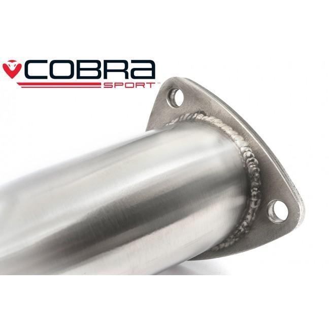 Cobra Exhaust Vauxhall Corsa D VXR (07-09) Secondary Sports Cat / De-Cat Front Pipe Performance Exhaust