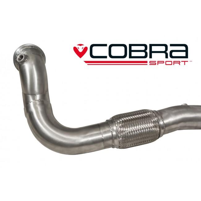Cobra Exhaust Vauxhall Corsa E VXR (15-18) Front Pipe Sports Cat / De-Cat Performance Exhaust