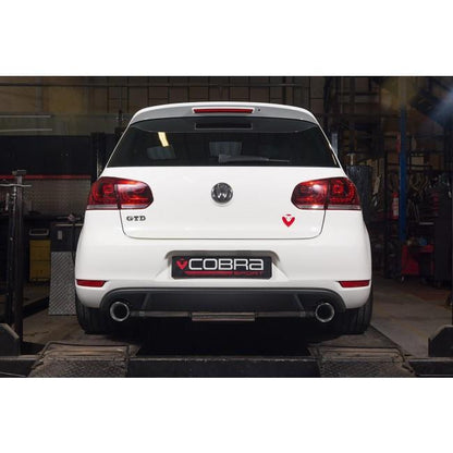 Cobra Exhaust VW Golf GTD (Mk6) 2.0 TDI (5K) (09-13) GTI Style Cat Back Performance Exhaust