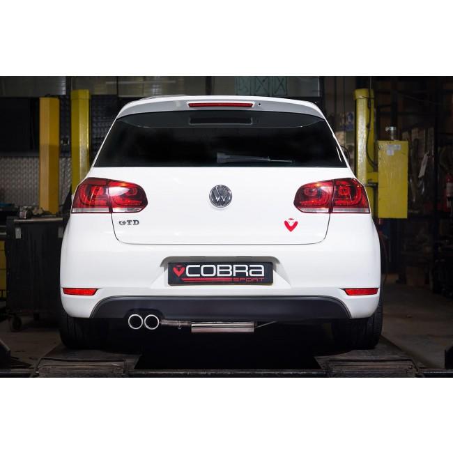 Cobra Exhaust VW Golf GTD (Mk6) 2.0 TDI (5K) (09-13) Cat Back Performance Exhaust