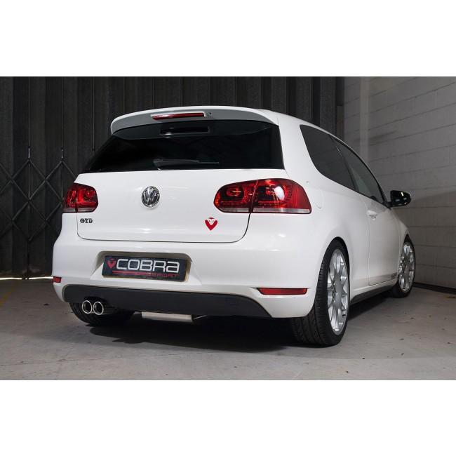 Cobra Exhaust VW Golf GTD (Mk6) 2.0 TDI (5K) (09-13) Cat Back Performance Exhaust